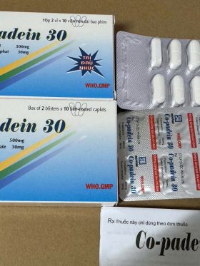 Codeine 30mg for pain relief 1 order = 100 tablets